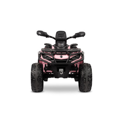 322203 OUTLANDER POJAZD TERENOWY QUAD NA AKUMULATOR 4X4 MOCNY 200W RÓŻOWY