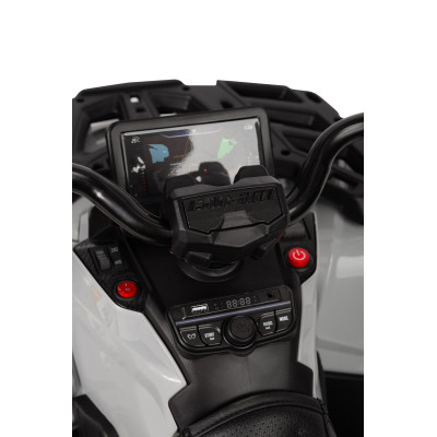 322173 OUTLANDER POJAZD TERENOWY QUAD NA AKUMULATOR 4X4 MOCNY 200W SZARY