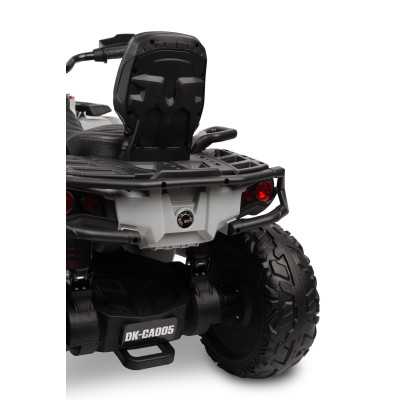 322173 OUTLANDER POJAZD TERENOWY QUAD NA AKUMULATOR 4X4 MOCNY 200W SZARY