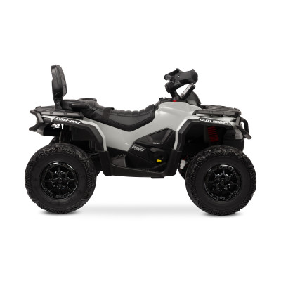 322173 OUTLANDER POJAZD TERENOWY QUAD NA AKUMULATOR 4X4 MOCNY 200W SZARY