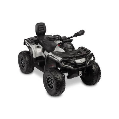 322173 OUTLANDER POJAZD TERENOWY QUAD NA AKUMULATOR 4X4 MOCNY 200W SZARY