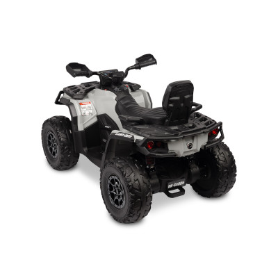 322173 OUTLANDER POJAZD TERENOWY QUAD NA AKUMULATOR 4X4 MOCNY 200W SZARY