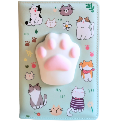 620599 PAMIĘTNIK A5 NOTES KOTKI KOCIA ŁAPKA