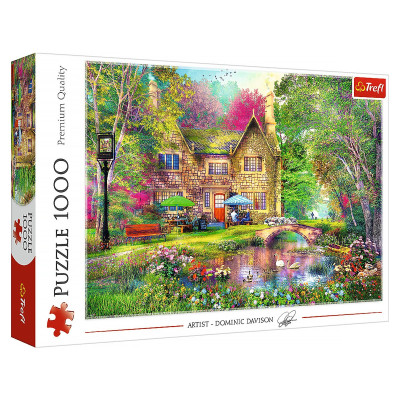 010861 TREFL PUZZLE LEŚNA PRZYSTAŃ 1000 ELEMENTÓW
