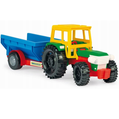35002 POJAZD TRAKTOR Z PRZYCZEPĄ WYWROTKA WADER