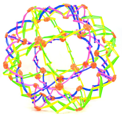 968614 PIŁKA MAGICZNA ROZKŁADANA KULA 14 CM 3 KOLORY