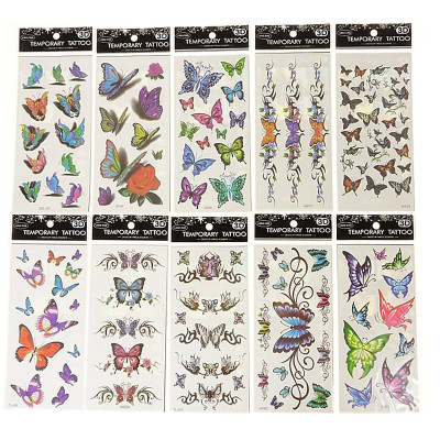 568365 NAKLEJKI MOTYLE MOTYLKI MOTYL RÓŻNE MIX