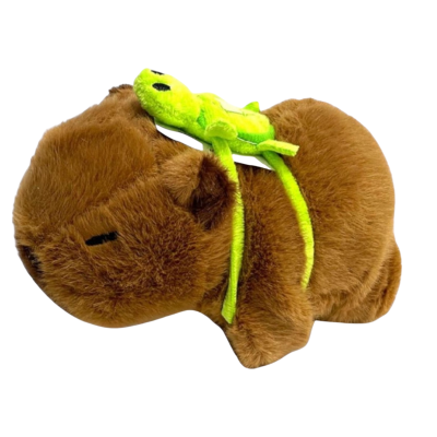 010164 PLUSZAK KAPIBARA MASKOTKA NA RĘKĘ CAPYBARA 14CM