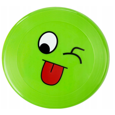 154102 FRISBEE LATAJĄCY DYSK DO RZUCANIA TALERZ BUŹKA RÓŻNE KOLORY