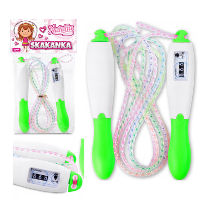 135958 SKAKANKA ŻYŁKOWA Z LICZNIKIEM RÓŻNE KOLORY ARTYK