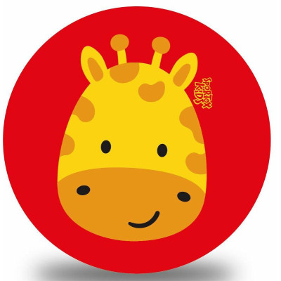 133657 PIŁKA GUMOWA SPORTOX KIDS ŻYRAFA 23CM