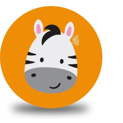 133664 PIŁKA GUMOWA SPORTOX KIDS ZEBRA 23CM