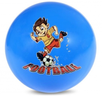 134302 PIŁKA GUMOWA FOOTBALL 23CM