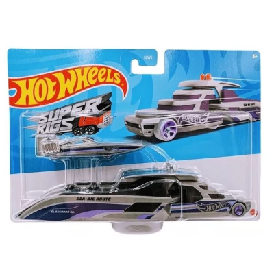 HDT09 HOT WHEELS CIĘŻARÓWKA POJAZD SUPER RIGS SEA-NIC ROUTE