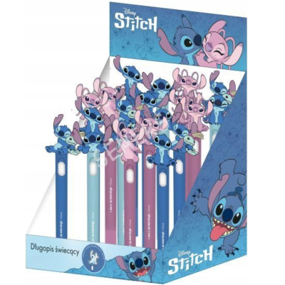 136630 DŁUGOPIS ŚWIECĄCY LILO STITCH ANGEL RÓŻNE KOLORY