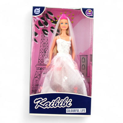 308494 LALKA W SUKNI ŚLUBNEJ