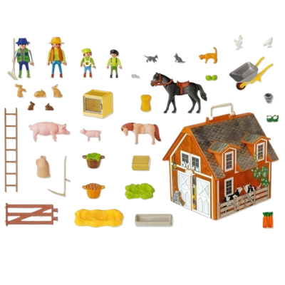4142 PLAYMOBIL PRZENOŚNE GOSPODARSTWO ROLNE