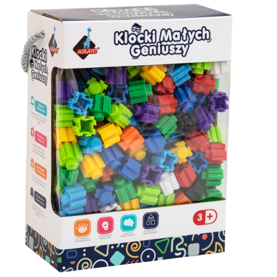 126432 KLOCKI MAŁYCH GENIUSZY KONSTRUKCYJNE CEGIEŁKI 310 EL ASKATO