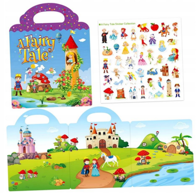 122687 KSIĄŻECZKA Z NAKLEJKAMI KSIĘŻNICZKI ASKATO