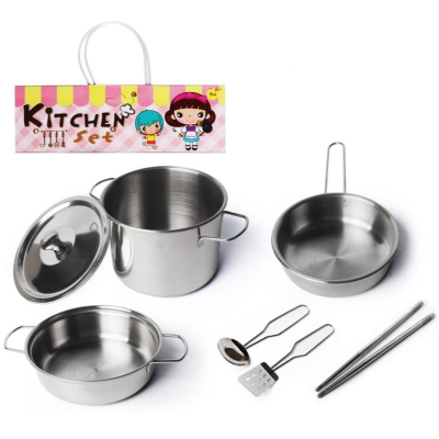 110813 ZESTAW KUCHENNY NACZYNIA GARNKI METALOWE ASKATO