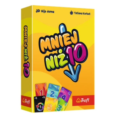02880 TREFL GRA EDUKACYJNA KARCIANA MNIEJ NIŻ 10