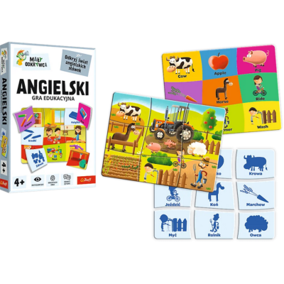 02812 TREFL GRA EDUKACYJNA MAŁY ODKRYWCA ANGIELSKI