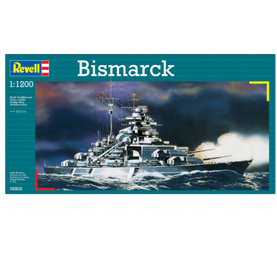 05802 REVELL MINI STATEK BISMARCK MODEL