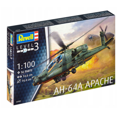 04985 REVELL HELIKOPTER AH-64A APACHE MODEL
