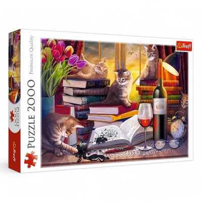 27126 TREFL PUZZLE KOCI WIECZÓR 2000 ELEMENTÓW