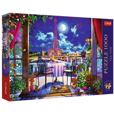 010843 TREFL PUZZLE PARYŻ W BLASKU KSIĘŻYCA PREMIUM QUALITY 1000 EL