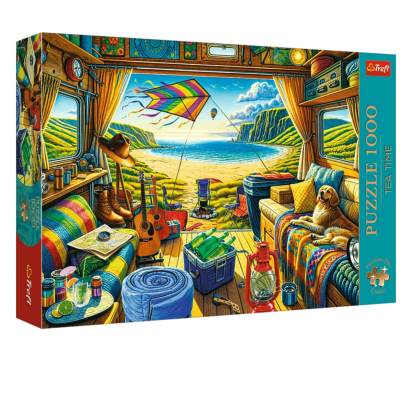 10851 TREFL PUZZLE KAMPEREM W PODRÓŻY PREMIUM QUALITY 1000 EL