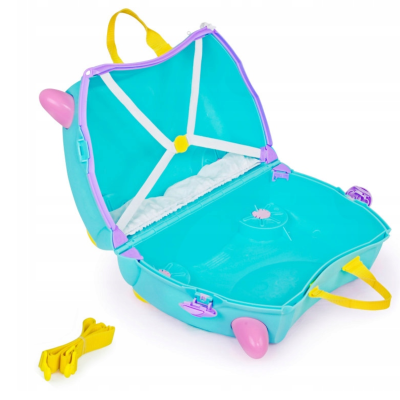 202874 TRUNKI JEŻDŻĄCA WALIZECZKA JEDNOROŻEC JEŹDZIK WALIZKA PODRÓŻNA BAGAŻ