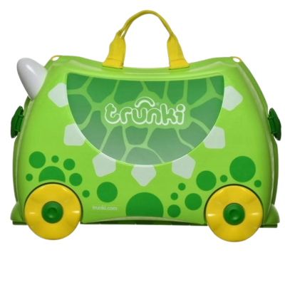 200665 TRUNKI JEŻDŻĄCA WALIZECZKA DINOZAUR JEŹDZIK WALIZKA PODRÓŻNA BAGAŻ