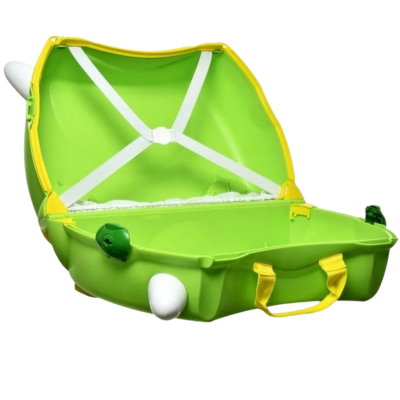 200665 TRUNKI JEŻDŻĄCA WALIZECZKA DINOZAUR JEŹDZIK WALIZKA PODRÓŻNA BAGAŻ