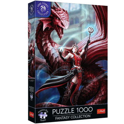010902 TREFL PUZZLE SZKARŁATNY MAG PREMIUM PLUS QUALITY 1000 EL