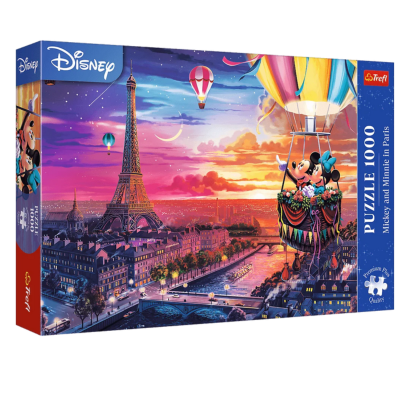 010917 TREFL PUZZLE MYSZKA MICKEY I MINNIE W PARYŻU PREMIUM PLUS QUALITY 1000 EL