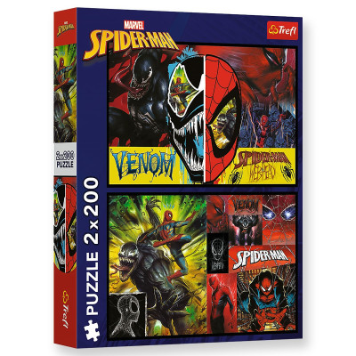 13314 TREFL PUZZLE DZIEŃ I NOC SPIDER-MAN'A 2 X 200 EL