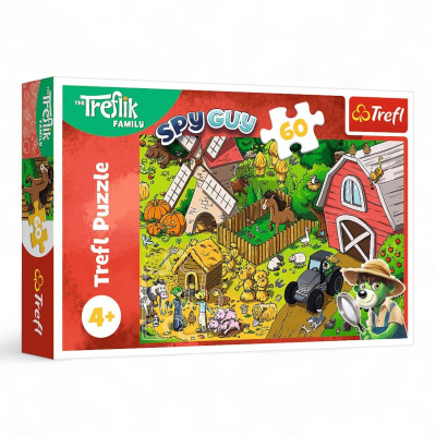 17402 TREFL PUZZLE TREFLIKI NA FARMIE 60 EL