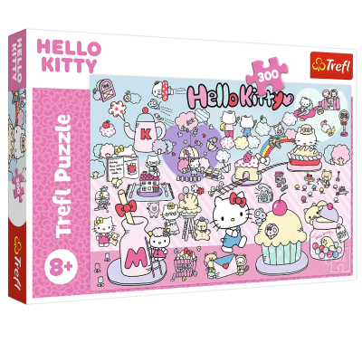 23031 TREFL PUZZLE POZNAJ ŚWIAT HELLO KITTY 300 EL