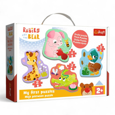36135 TREFL BABY PUZZLE BOBASKOWE ZWIERZĘTA 2+
