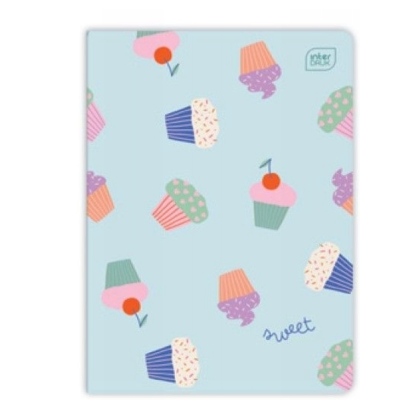 366696 ZESZYT A5 TRZYLINIA KOLOROWA 32 MIX WZORÓW INTERDRUK