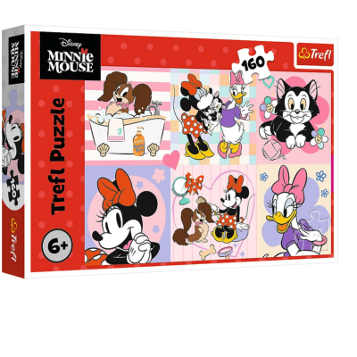 15426 TREFL PUZZLE KOLOROWY DZIEŃ MYSZKA MINNIE 160 EL