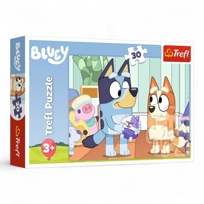 18324 TREFL PUZZLE BLUEY, Z BLUEY ZAWSZE JEST WESOŁO 30 EL