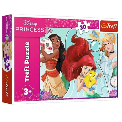 18323 TREFL PUZZLE PIĘKNE I ODWAŻNE KSIĘŻNICZKI DISNEY 30 EL