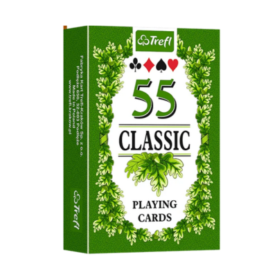 14905 KARTY DO GRY STANDARDOWE 55 LISTKÓW TREFL