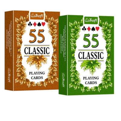 14905 KARTY DO GRY STANDARDOWE 55 LISTKÓW TREFL