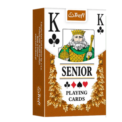 14917 KARTY DO GRY STANDARDOWE 55 LISTKÓW CLASSIC SENIOR TREFL