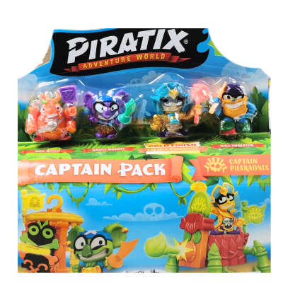 039809CP PIRATIX CAPTAIN PACK PHARAONIX CRAZY JUNGLE 4-PACK