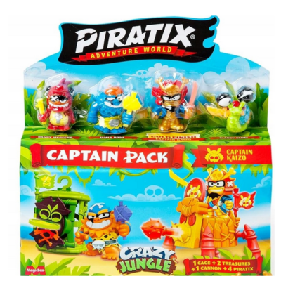 039809CK PIRATIX CAPTAIN PACK KAIZO CRAZY JUNGLE 4-PACK