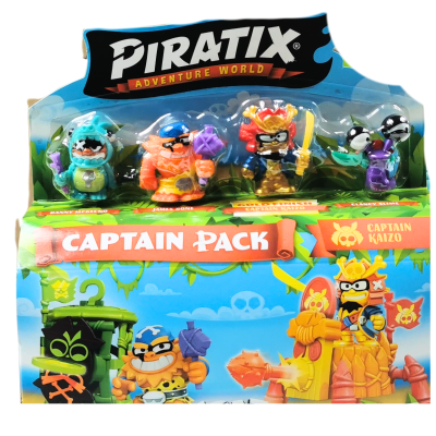 039809CK PIRATIX CAPTAIN PACK KAIZO CRAZY JUNGLE 4-PACK